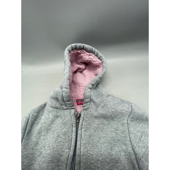 Cooney Island child's jacket zipper front ribbed sleeves and bottom gray  READ - Picture 2 of 7